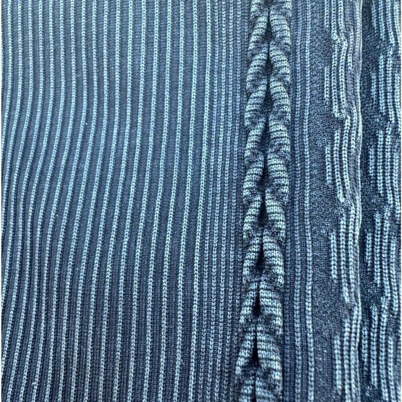 Offline by Aerie seamless cable 7/8 leggings  high waisted NWT black medium - Picture 7 of 11